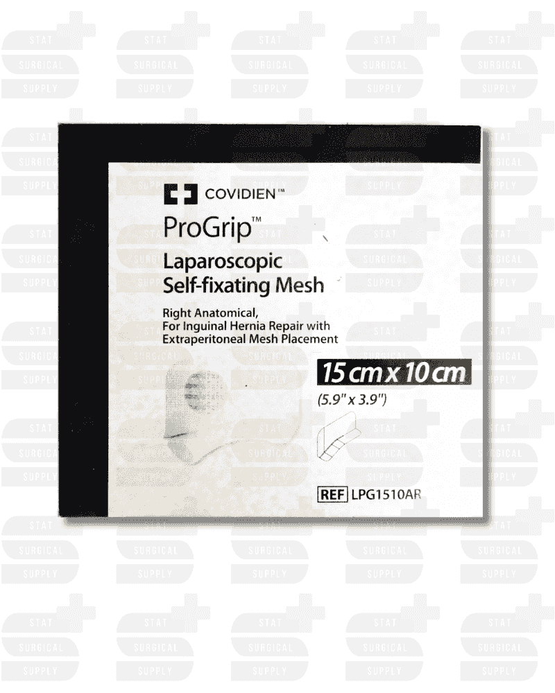 ProGrip™ Laparoscopic Self-fixating Mesh, 10 x 15 cm, Right Anatomical