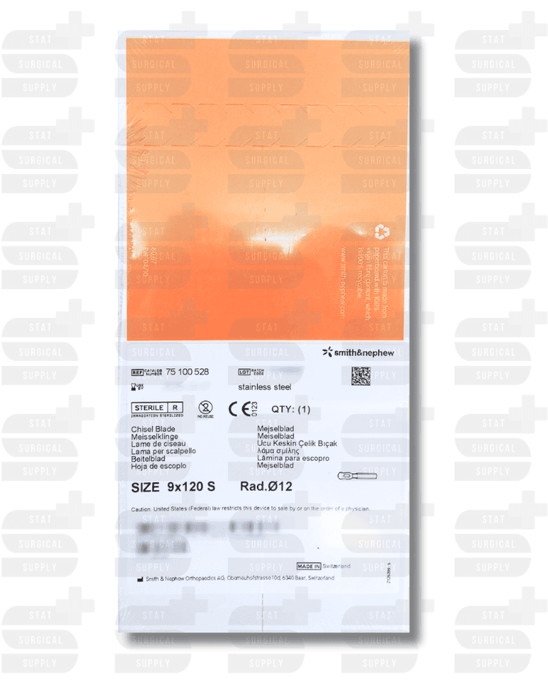 Stainless Steel Chisel Blade Size 9 x 120 S RAD 012