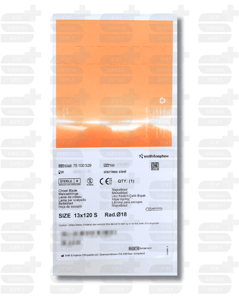 Stainless Steel Chisel Blade Size 13 x 120 S RAD 018