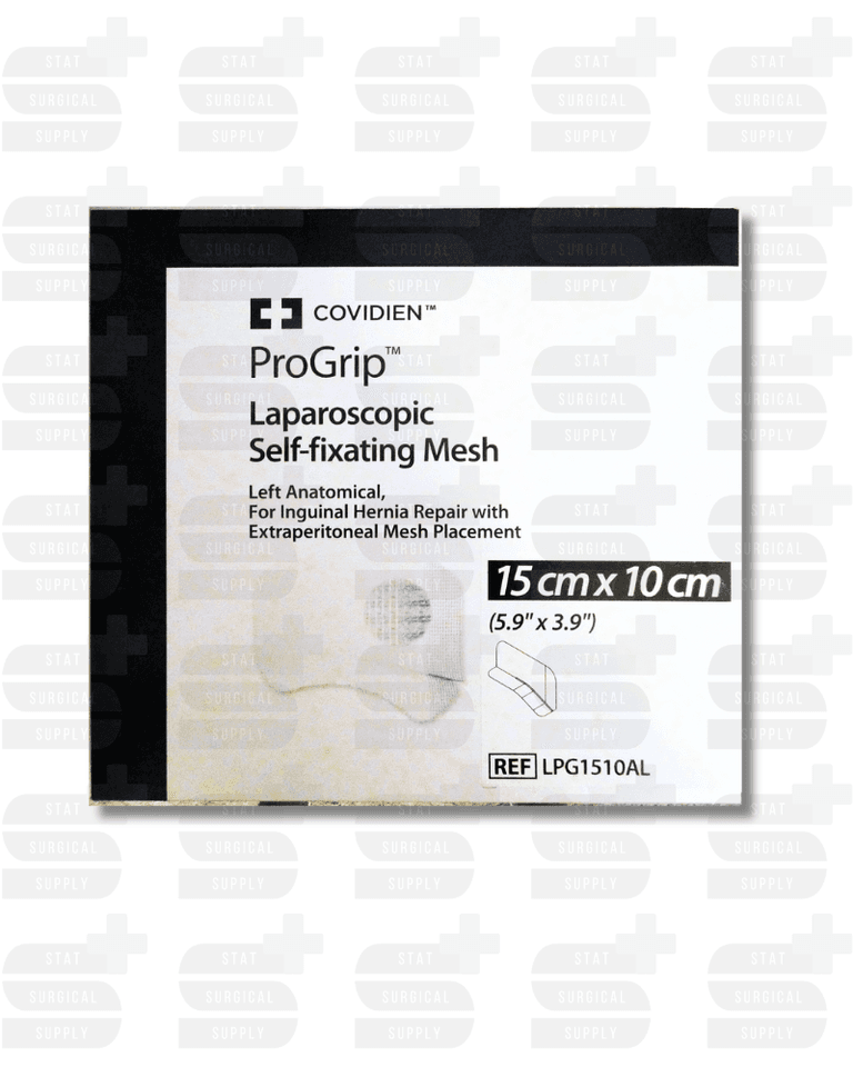 ProGrip™ Laparoscopic Self-fixating Mesh, 10 x 15 cm, Left Anatomical