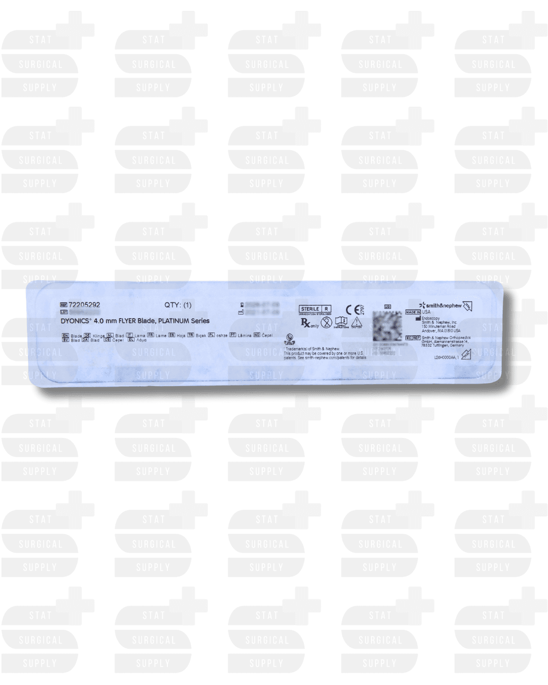 SMITH & NEPHEW 72205292 - Arthroscopic Surgery Blade Flyer Blade, Platinum Series, 4.0mm (Red) SMITH & NEPHEW 72205292 - Professional Surgical supplies product for healthcare facilities