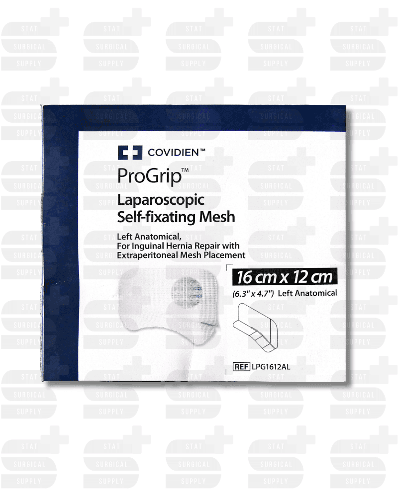 COVIDIEN LPG1612AL - Mesh, 16 x 12 cm, Monofilament Polyester Mesh, Monofilament Polylactic Acid Microgrip, Left Anatomic COVIDIEN LPG1612AL - Professional Surgical supplies product for healthcare facilities